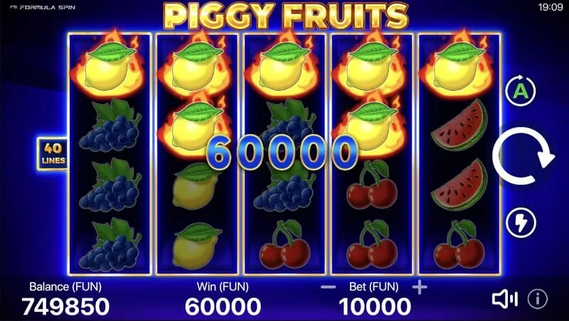 Piggy Fruits – didelis laimėjimas iš Piggy Feature su atsitiktiniais Wild